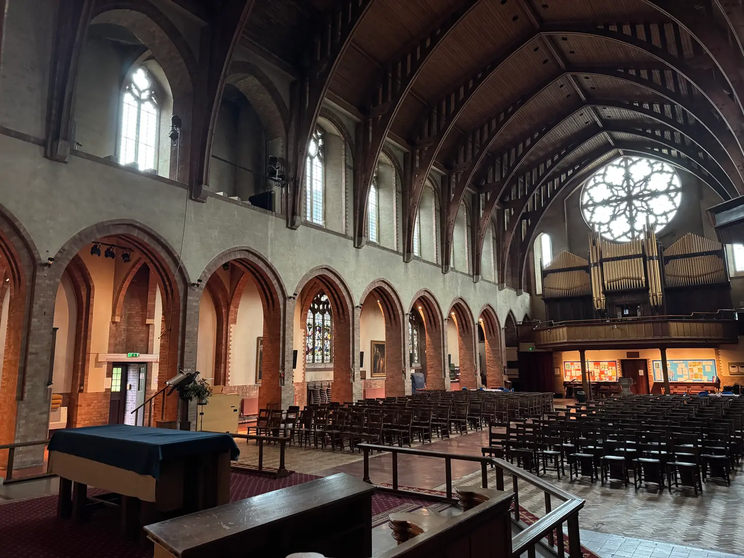 The nave of St Barnabas