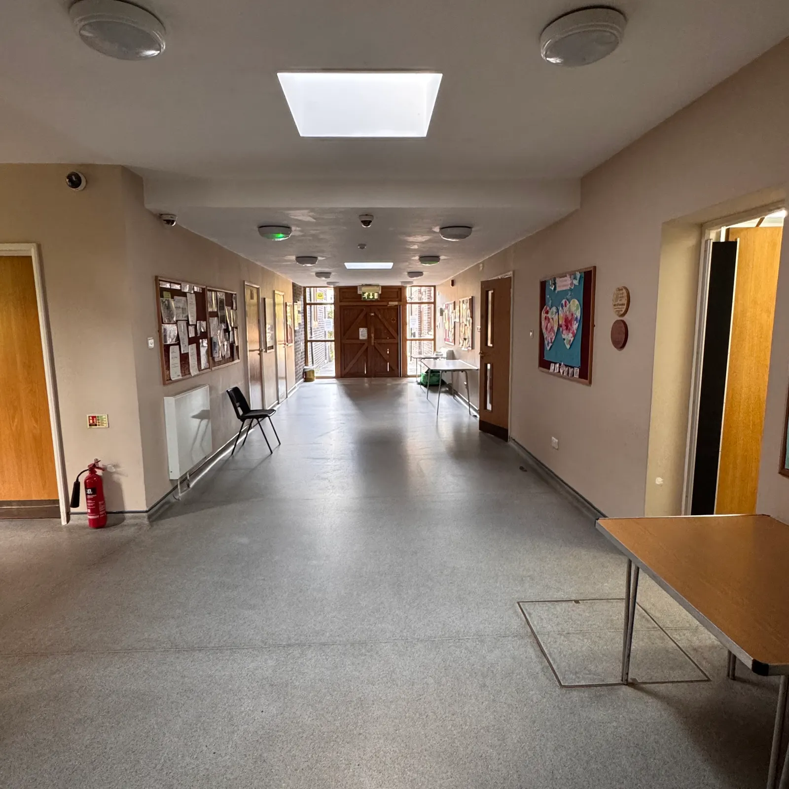 The halls lobby